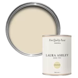 Image of Laura Ashley Creamware Eggshell Emulsion Paint, 750Ml