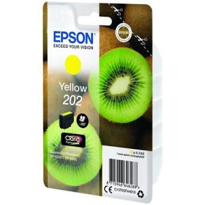 Image of Epson 202 Kiwi Yellow Ink Cartridge