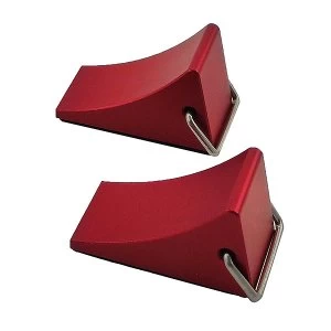 image of Fastrax Wheel Chock Set (2Pc) - Red