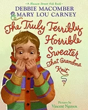 Image of truly terribly horrible sweater that grandma knit