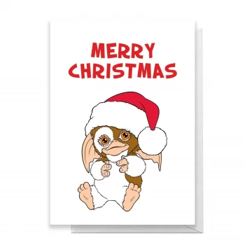 image of Gremlins Merry Christmas Greetings Card - Giant Card