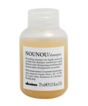 Image of Davines NOUNOU Nourishing Shampoo for Colour Treated Hair 75ml