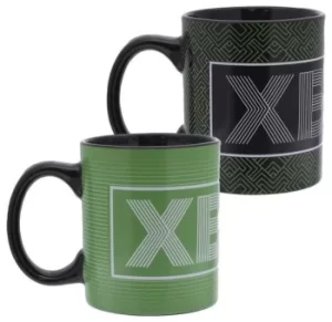 Image of Xbox Xbox Logo Heat-Change Mug Cup Black green