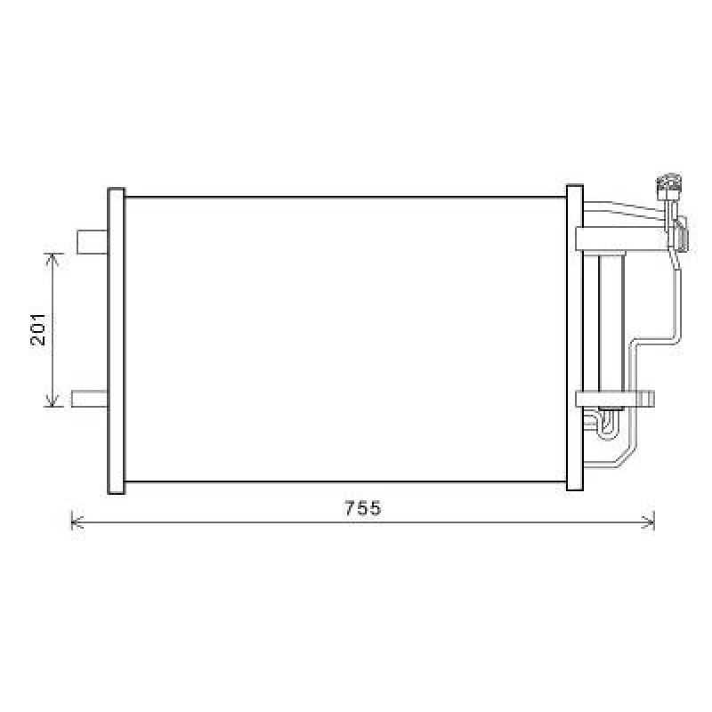 Image of Air conditioning condenser DIEDERICHS DCC1676