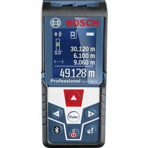 Image of Bosch Professional GLM 50 C Laser range finder 1/4 (6.3 mm) tripod adapter Reading range (max.) 50 m