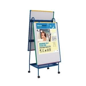 image of Bi-Office Schoolmate Creation Station Easel and Multivision Drawing