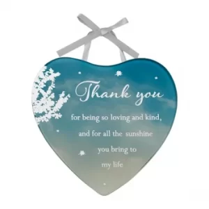 Image of Reflections Of The Heart Mini Plaque Thank You