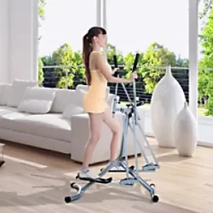 Image of HOMCOM Air Walker with LCD for Home Gym-Silver/Black