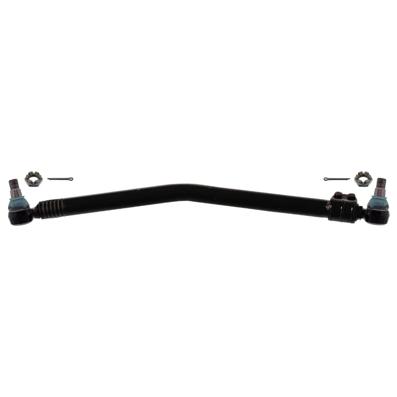 Image of FEBI BILSTEIN 35298 Centre Rod Assembly Front Axle, with crown nut Centre Rod Assembly (285)