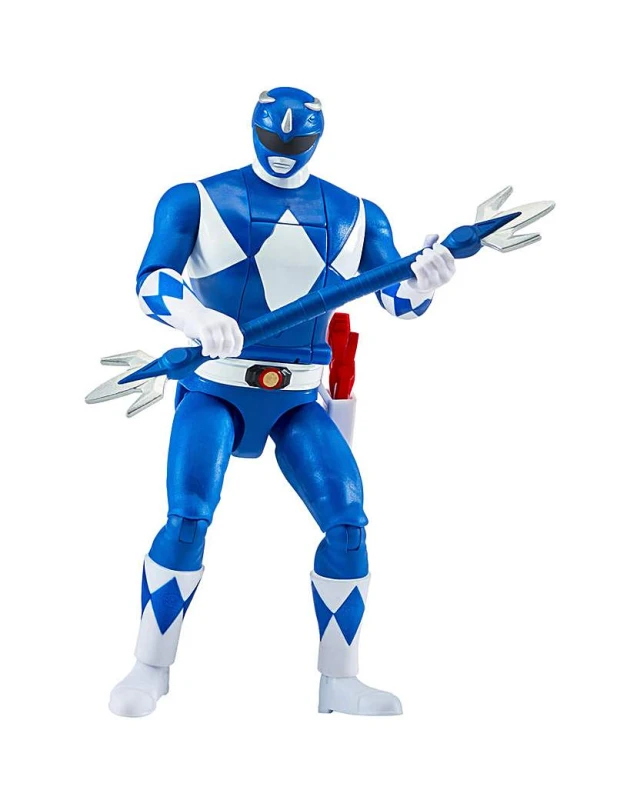 Image of Power Rangers MMPR Auto Morphin Blue Ranger Figure - Power Rangers Male RN54301
