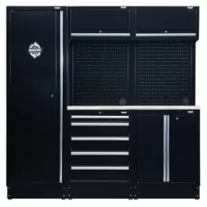 Draper 04503 BUNKER Modular Storage Combo with Stainless Steel Worktop (11 Piece)