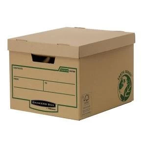 image of Bankers Box by Fellowes Earth Series Heavy Duty Storage Box 4479901