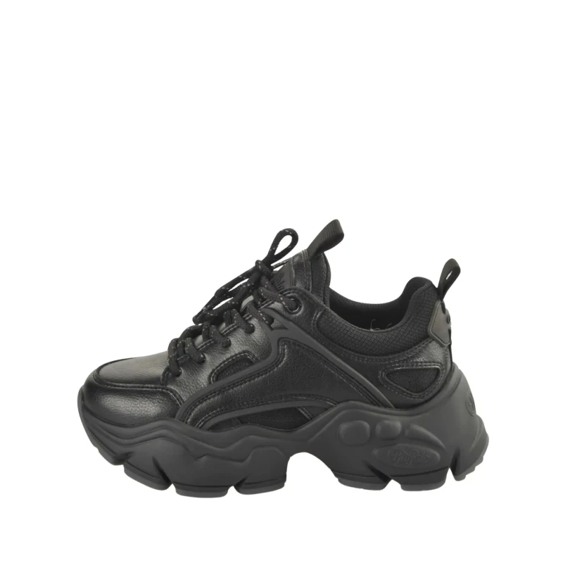 Image of Buffalo Womens Trainers Buffalo Binary C Vegan Nappa Noir Female 37
