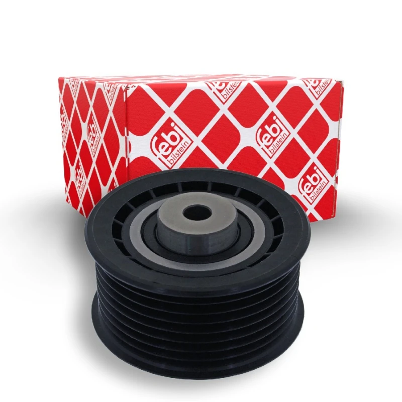 Image of FEBI BILSTEIN 06346 Tensioner Pulley Plastic Tensioner Pulley,v-ribbed belt (310)