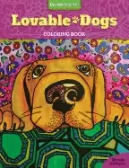 Image of lovable dogs coloring book 32 cute pups from great danes and pit bulls to s
