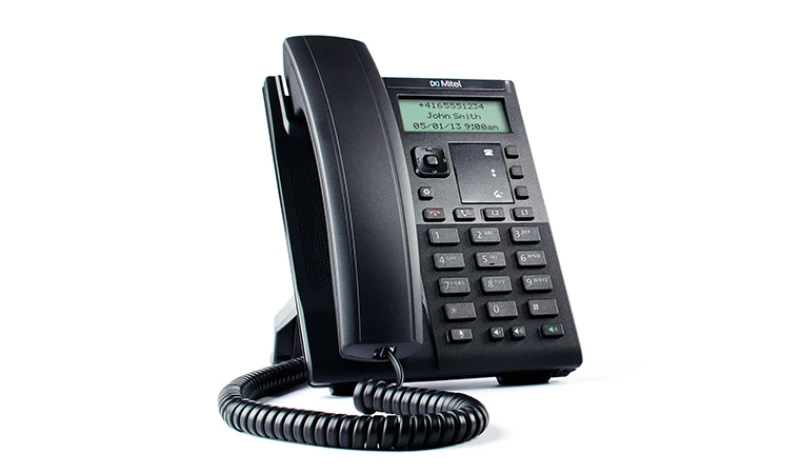 Image of Mitel 6863 IP phone Black 2 lines LCD
