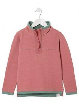 image of Fat Face Girls Mini Airlie Sweat - Pink, Size Age: 4-5 Years, Women