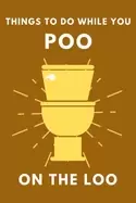 Image of things to do while you poo on the loo activity book with funny facts bathro