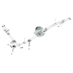 Image of Rail-Set 6 Light Spotlight Bar Aluminum Gx5.3 Bulb