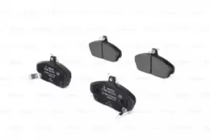 Image of Bosch 0986424214 BP097 Brake Pad Set Disc Brake Front Axle