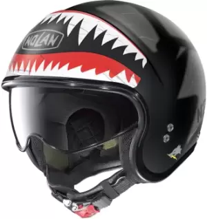 Image of Nolan N21 Skydweller Jet Helmet, black, Size L, black, Size L