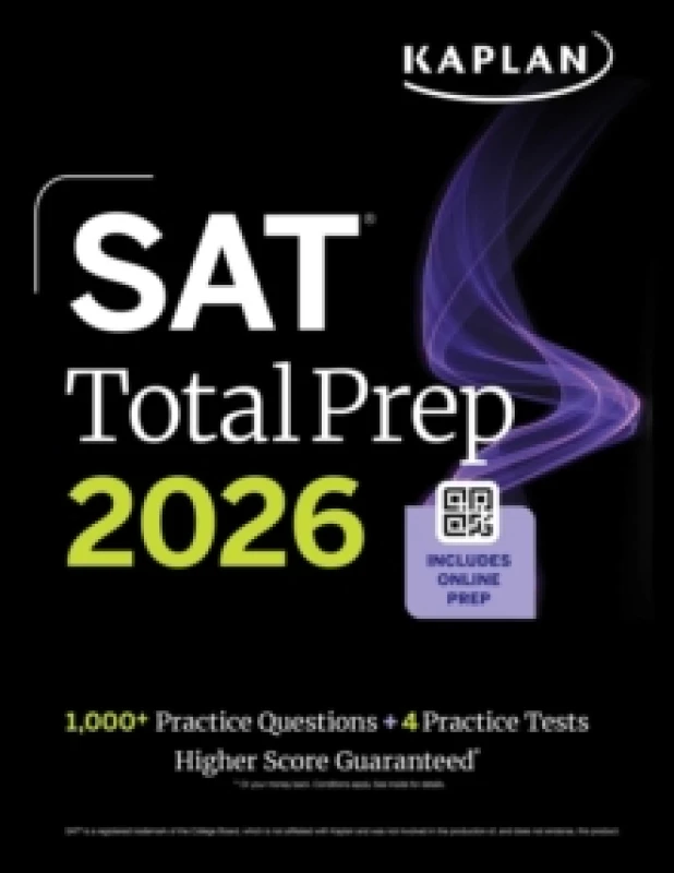 Image of SAT Total Prep 2026: Includes 4 Full Length Practice Tests, 1,100+ Practice Questions + 1 Year Access to Online Quizzes and Video Lessons and Tutorial