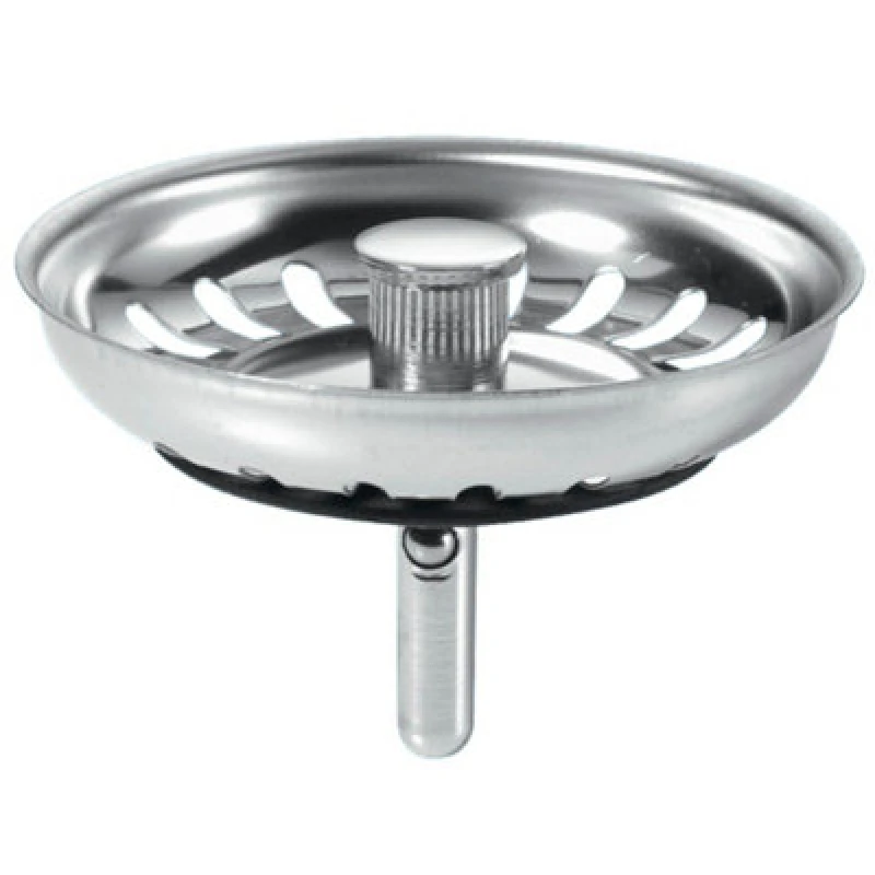 Image of McAlpine BWSTSS-TOP Basket Strainer Waste Plug - Stemball Model Silver