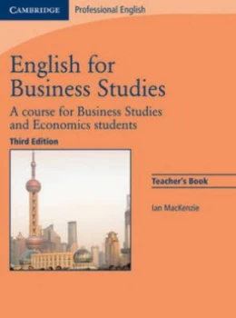Image of English for Business Studies Teachers Book by Ian Mackenzie Paperback