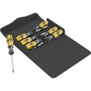 Image of Wera Kraftform 900/7 Workshop Screwdriver set 7 Piece Phillips, Slot, Torx