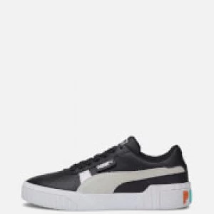Image of Puma Womens Cali Varsity Trainers - Puma Black/Puma White - UK 3