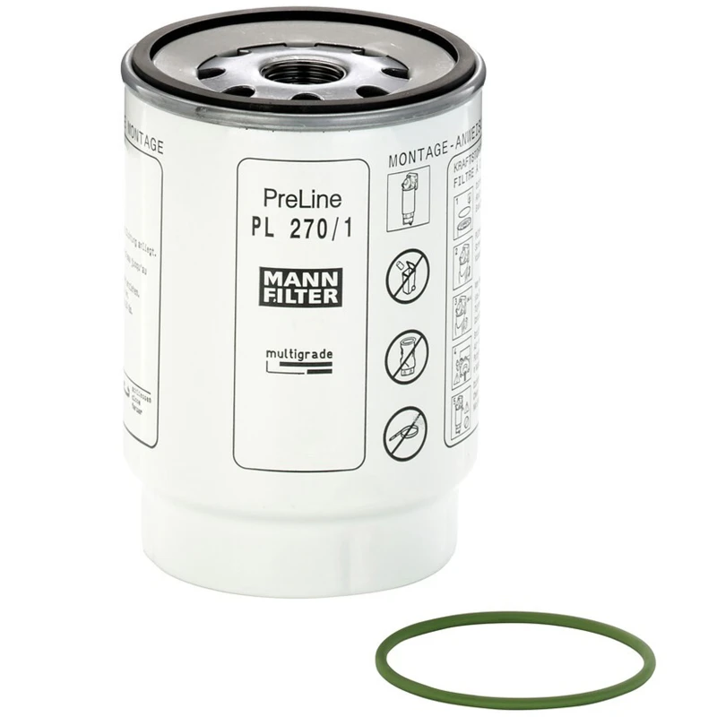 Image of MANN-FILTER PL 270/1 x Fuel Filter with gasket/seal Fuel filter (9)
