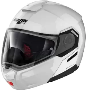 image of Nolan N90-3 Classic N-Com Helmet, white, Size S, white, Size S