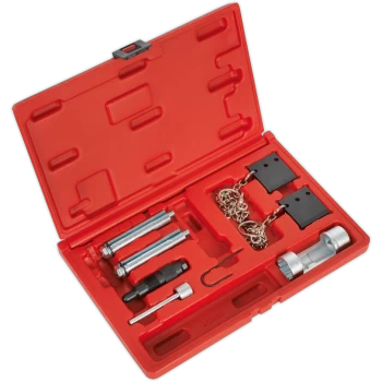 image of Sealey Diesel Engine Setting and Locking Kit for VAG 2.5TDi V6 Belt Driven Engines