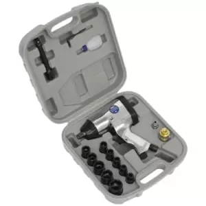 image of Sealey SA2/TS Air Impact Wrench Kit with Sockets 1/2"Sq Drive