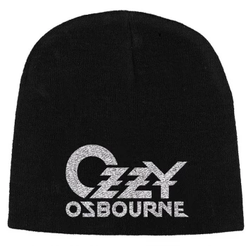 Image of Ozzy Osbourne - Logo Unisex Beanie Hat - Black