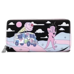 image of Loungefly Valfre Lucy Ice Cream Truck Zip Around Wallet