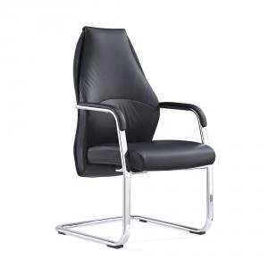 image of Adroit Mien Cantilever Chair Black Ref BR000211