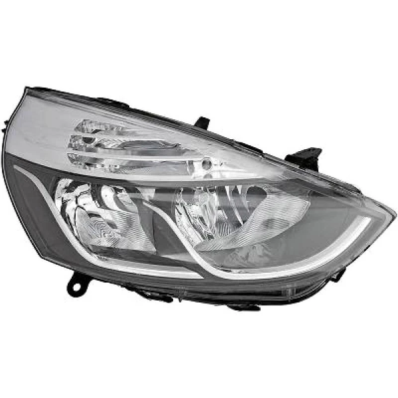 Image of DIEDERICHS 4416086 Headlights H7/H1, with electric motor, Right Headlight (259)