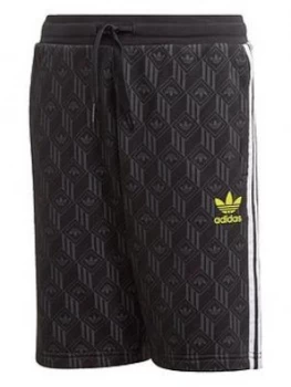 Image of Boys, adidas Originals Childrens Shorts - Black, Size 11-12 Years
