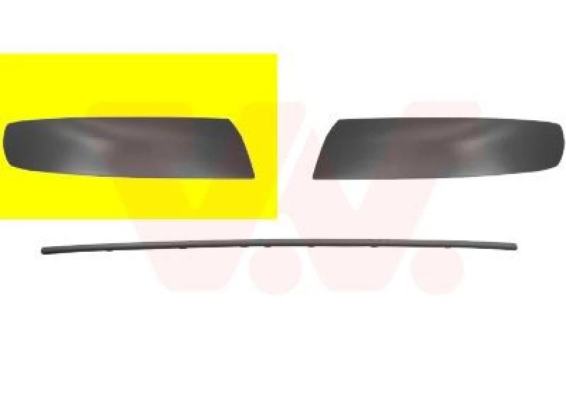 Image of VAN WEZEL Bumper cover VAN WEZEL 5897584