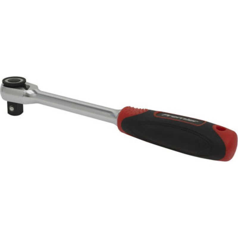 Image of Loops 72-Tooth Compact Head Ratchet Wrench - 1/2" Sq Drive - Flip Reverse - Soft Grip Multi