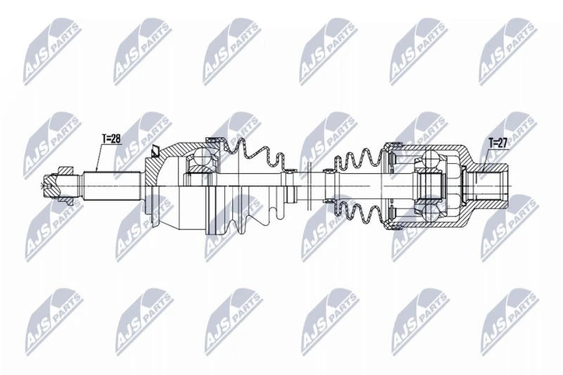 Image of NTY Drive shaft NTY NPW-DW-076