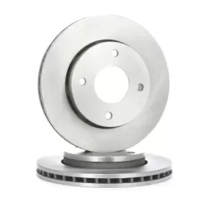 Image of RIDEX Brake disc MITSUBISHI,SMART 82B0064 4605A068,M4605A068,4544200001 Brake rotor,Brake discs,Brake rotors