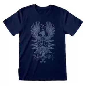 Image of Fantastic Beasts The Secrets of Dumbledore - Phoenix Unisex Large T-Shirt - Blue