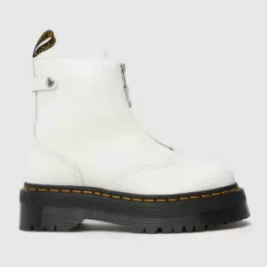 Image of Dr Martens White Jetta Quad Boots