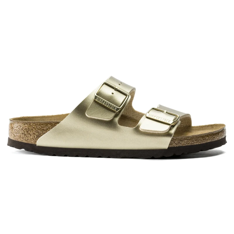 Image of Birkenstock Womens sandals Birkenstock Arizona Birko-Flor Dore Female 37 Etroit