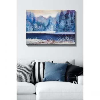 Image of Kanvas Tablo (70 x 100) - 84 Multicolor Decorative Canvas Painting