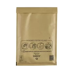 image of Mail Lite Bubble Postal Bag Gold F3-220x330 (Pack of 50) 101098095