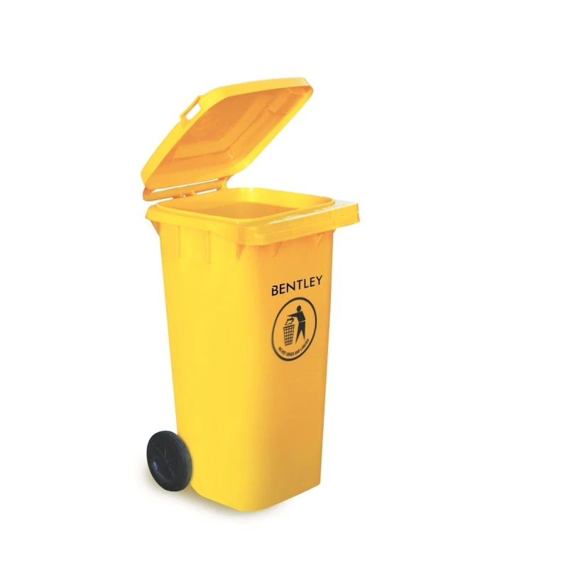 Image of 120 Litre Wheelie Bin - Yellow