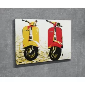 Image of DC120 Multicolor Decorative Canvas Painting